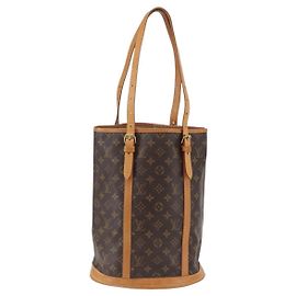 LOUIS VUITTON Bolsa de Ombro Monogram Bucket GM M42236 LV Auth gh795 Monograma