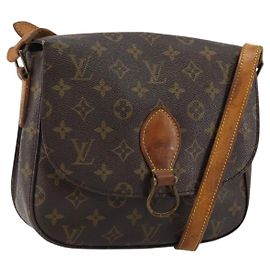 LOUIS VUITTON Monogram Saint Cloud GM Schultertasche M51242 LV Auth 144160 Monogramm