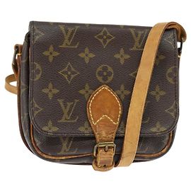 LOUIS VUITTON Borsa a Spalla Monogram Cartouchiere PM M51254 LV Auth BA6639 Monogramma