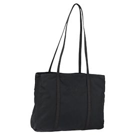 Borsa a Spalla PRADA Nylon Nero Argento Autentica 146770 Nero Argento
