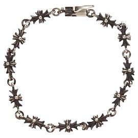 Pulseira Chrome Hearts Tiny ECH Plus Ag925 11 Elos Auth 150919AM Prata