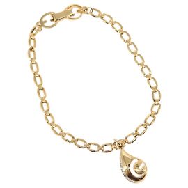 Pulseira de metal dourado Auth am9254 GIVENCHY Dourado