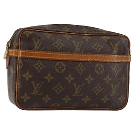 LOUIS VUITTON Clutch Compiegne 23 M51847 Authentisch LV BA6497 Monogramm