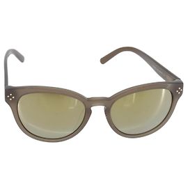 Chloé Chloe Sunglasses plastic Brown Auth bs30390 Brown