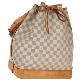 LOUIS VUITTON Borsa a Spalla Noe Damier Azur N42222 LV Auth 138518V Altro