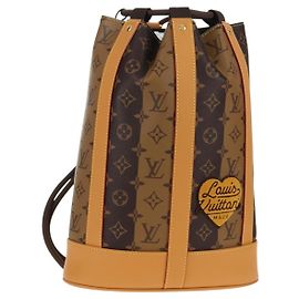 LOUIS VUITTON Borsa Messenger Randonnee Eclipse Stripe LVxNIGO M45968 Auth 148521M Monogramma
