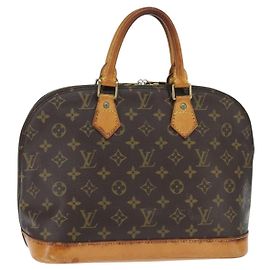 LOUIS VUITTON Bolsa de Mão Monogram Alma M51130 LV Auth BA7158 Monograma