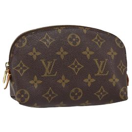 LOUIS VUITTON Pochette Cosmetica Monogram PM Pouch M43998 LV Auth 149984 Monogramma