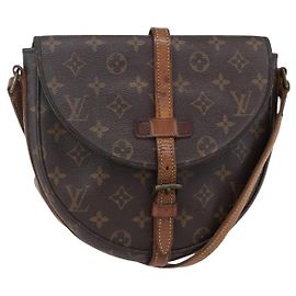 LOUIS VUITTON Bolsa de Ombro Monogram Chantilly MM M51233 LV Auth 150420 Monograma