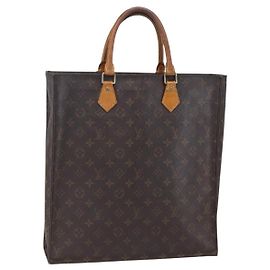 LOUIS VUITTON Sac Plat Monogram M51140 LV Auth 147755 Monogramme