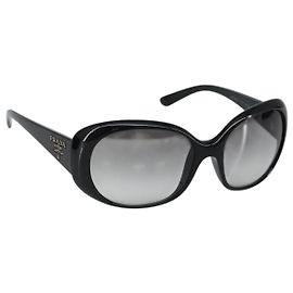 Gafas de sol PRADA de plástico negro Auth BA7102 Negro