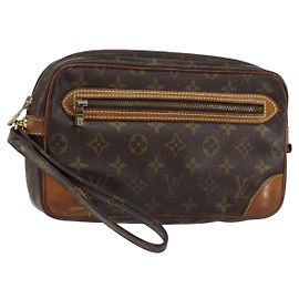 LOUIS VUITTON Pochette Marly Dragonne GM Monogram M51825 LV Auth bs30864 Monogramme