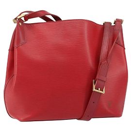 LOUIS VUITTON Borsa a Spalla Epi Mandala MM Rossa M5889E LV Auth 150564 Rosso