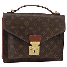 LOUIS VUITTON Handtasche Monceau 28 M51185 LV Auth 149562 Monogramm