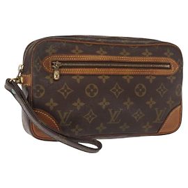 LOUIS VUITTON Clutch Marly Dragonne GM Monogram M51825 LV Auth BA7393 Monogramma