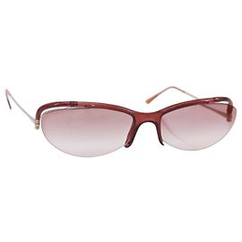 Occhiali da sole PRADA in plastica rosa Auth BA7564 Rosa