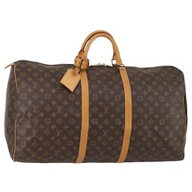 LOUIS VUITTON Borsa Boston Keepall 60 Monogram M41422 LV Auth am9334 Monogramma