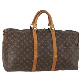 LOUIS VUITTON Monogram Keepall Bandouliere 50 Bolsa Boston M41416 LV Auth 149416 Monograma