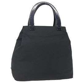 PRADA Sac à main en nylon noir Auth bs31162 Noir