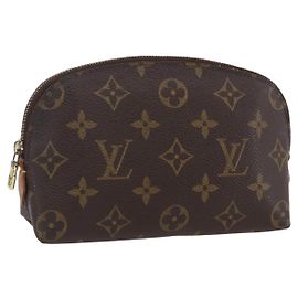 LOUIS VUITTON Monogram Pochette Kosmetik PM Kosmetiktasche M47515 LV Auth BA7940 Monogramm