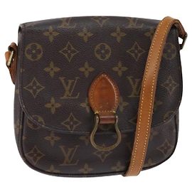 LOUIS VUITTON Bolsa de Ombro Monogram Saint Cloud MM M51243 LV Auth 147692 Monograma