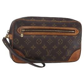 LOUIS VUITTON Pochette Marly Dragonne GM Monogram M51825 LV Auth 147827 Monogramme
