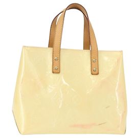 LOUIS VUITTON Handtasche Monogram Vernis Reade PM Perle M91336 LV Auth 154363 Andere