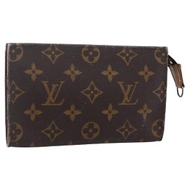 LOUIS VUITTON Monogram Bucket PM Accessory Pouch LV Auth ar13850 Monogram