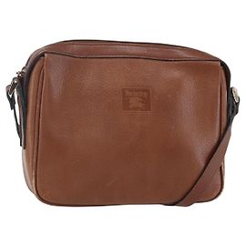 Autre Marque Sac à épaule Burberrys en cuir marron doré Auth ka247 Marron Doré