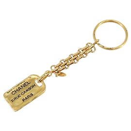 Llave CHANEL metal dorado CC Auth 155091V Dorado