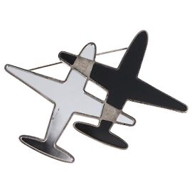 Spilla Specchio Airline CHANEL metallo Argento CC Auth 154038V Argento