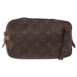 LOUIS VUITTON Bolsa de Ombro Monogram Marly Bandouliere M51828 LV Auth 148687 Monograma