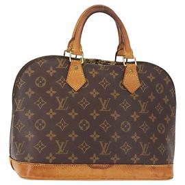 LOUIS VUITTON Bolsa de Mão Monogram Alma M51130 LV Auth 147832 Monograma