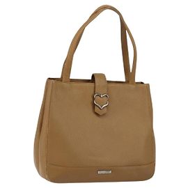 SAINT LAURENT Sac à main en cuir marron Auth 149374 Marron