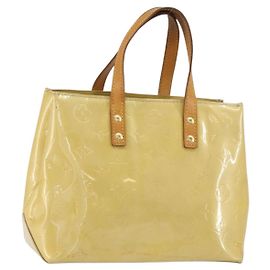 LOUIS VUITTON Monogram Vernis Reade PM Handtasche Beige M91334 LV Auth BA7912 Beige