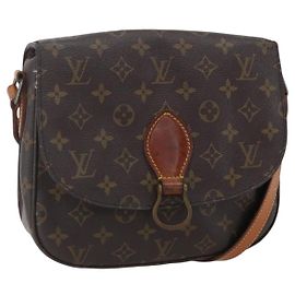 LOUIS VUITTON Bolsa de Ombro Monogram Saint Cloud GM M51242 LV Auth BA7856 Monograma
