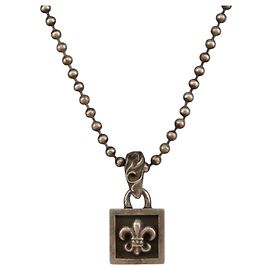 Chrome Hearts Framed BS Flare Charm Ag925 Silver Auth 152462M Silvery