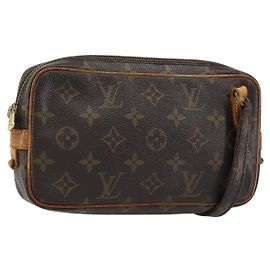 LOUIS VUITTON Bolsa de Ombro Monogram Marly Bandouliere M51828 LV Auth ka552 Monograma