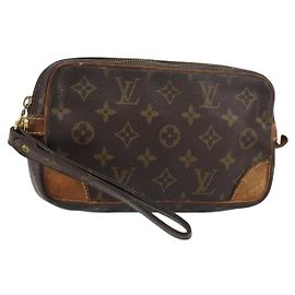 LOUIS VUITTON Clutch Marly Dragonne PM Monogram M51827 LV Auth bs31293 Monogramma
