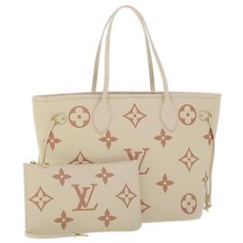 LOUIS VUITTON Borsa Neverfull MM Empreinte Reme Rose Trianon M21579 LV Auth 51426SM Altro
