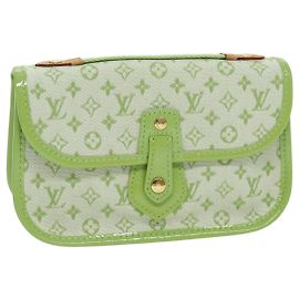LOUIS VUITTON Monogram Mini Trousse Marie Kate Pouch Vert M92935 Auth 73086SAV Autre