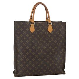 LOUIS VUITTON Bolsa Sac Plat Monogram M51140 LV Auth ka491 Monograma