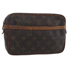 LOUIS VUITTON Clutch Compiegne 23 M51847 Auth LV 154777 Monograma