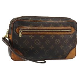 LOUIS VUITTON Monogram Marly Dragonne GM Clutch Bag M51825 LV Auth th6548 Monogramm