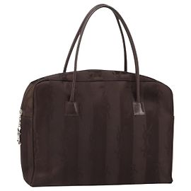 Sac à main Cassandra en nylon noir Auth yk19827 de SAINT LAURENT Noir