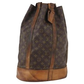 LOUIS VUITTON Bolsa de Ombro Monogram Randonnee GM M42244 LV Auth 145402 Monograma
