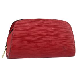 LOUIS VUITTON Epi Dauphine PM Tasche Kastilisch Rot M48447 LV Auth 155284 Rot