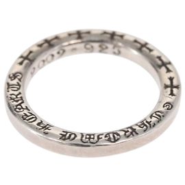 Anello Chrome Hearts NTFL Ag925 Argento Auth 154963M Argento