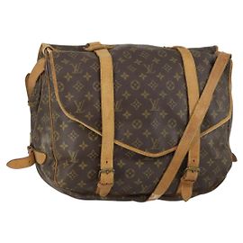 LOUIS VUITTON Bolsa de Ombro Monogram Saumur 43 M42252 LV Auth ka436 Monograma