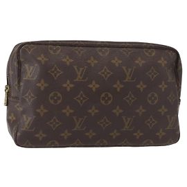 LOUIS VUITTON Trousse Toilette Monogram 28 Bolsa Clutch M47522 LV Auth 155172 Monograma